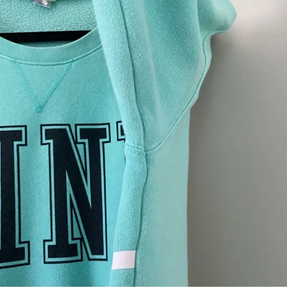 PINK Victoria's Secret Y2K Crewneck Sweatshirt Oversized Athleisure Comfy Sz S - Picture 4 of 6